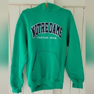 Champion Notre Dame Green Crewneck